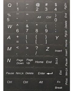 N8 Key stickers - big kit - grey background - 12,5:10,5mm