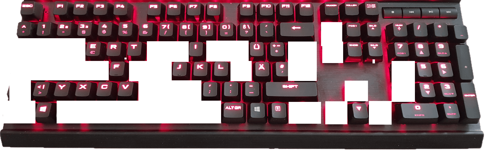 RGB (cherry) Replacement Keys Keycaps - Laptop Keyboard Key Replacement